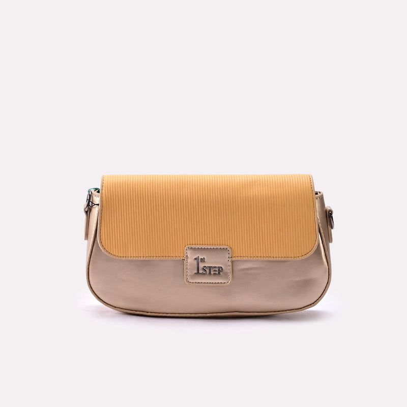 Casual Hand Bag Golden 0322183