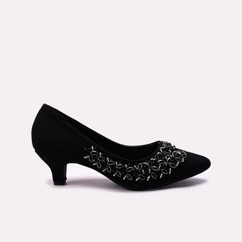Bridal Court Shoes Black 0450056
