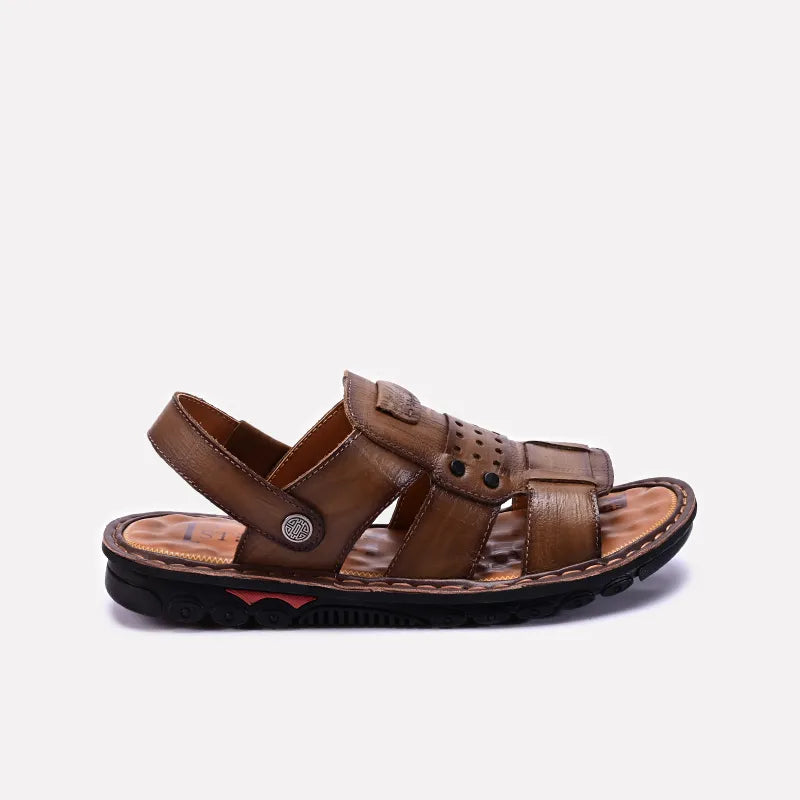 Khaki Casual Sandals