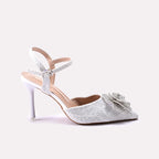 Bridal Court Shoes Silver 0450196