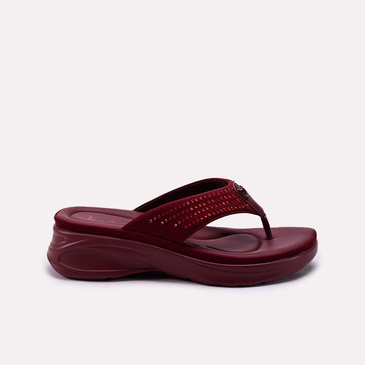 Casual Slipper Maroon 0413437