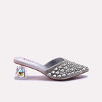 Bridal Court Shoes Silver 0450180