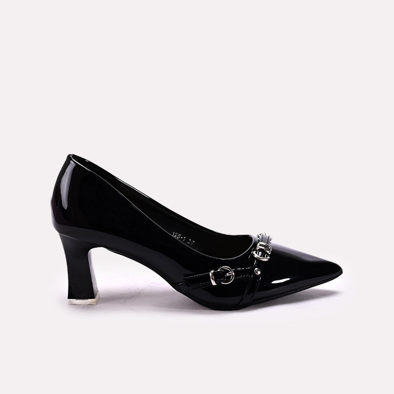 Fancy Court Shoes Black 0450163