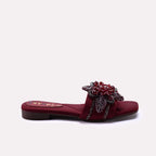 Fancy Slipper Maroon 0413677
