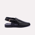 Black Matt Peshawari Sandals 0141152