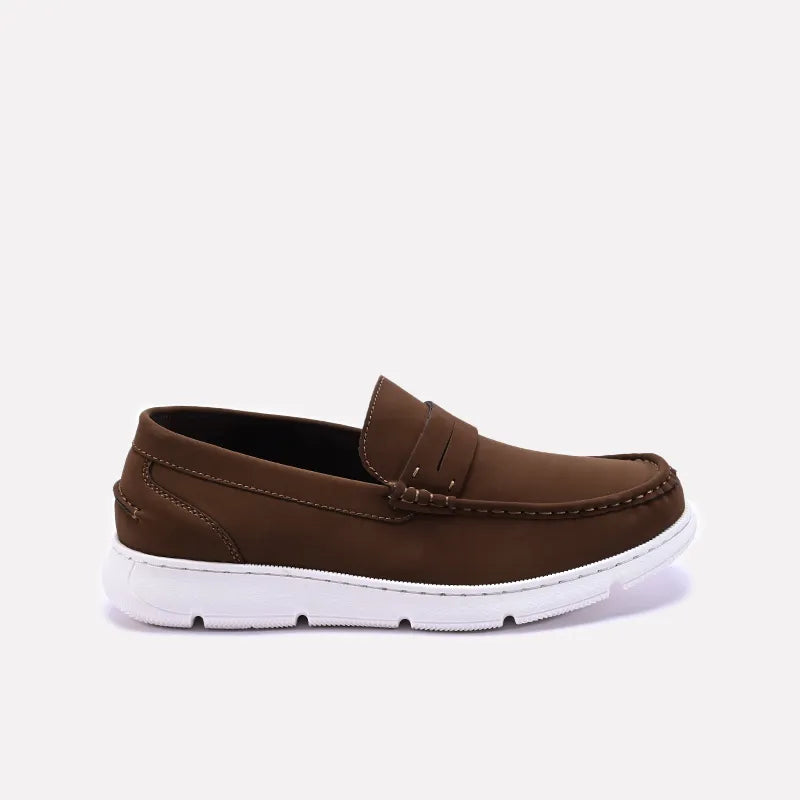 Khaki Loafer Shoes 0130978
