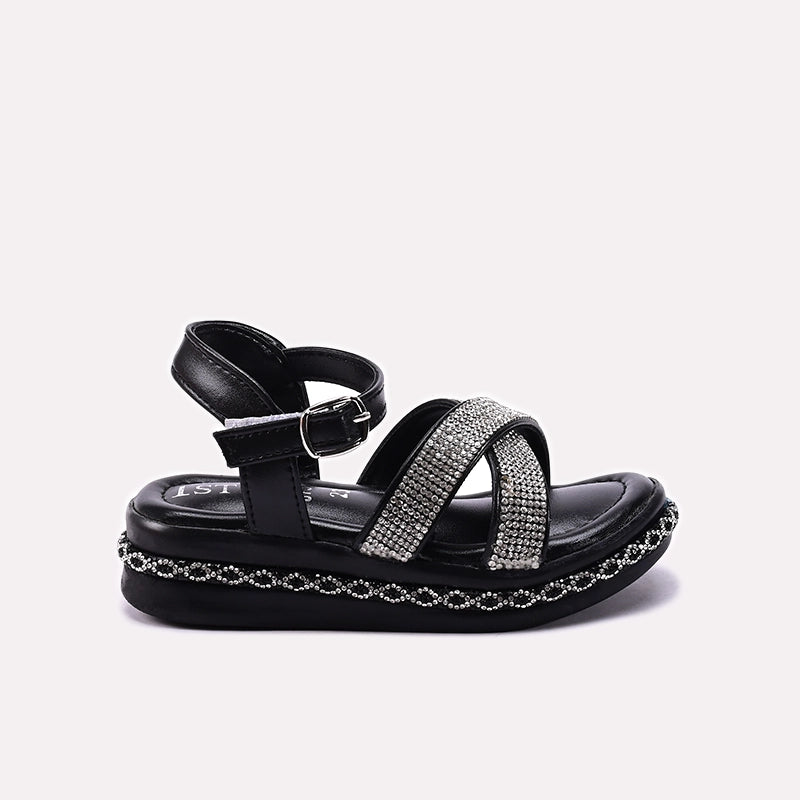 Black Casual Sandal 0720810
