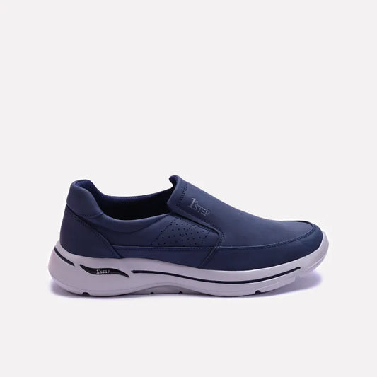 Blue Comfy Slip On Sneakers 0120567