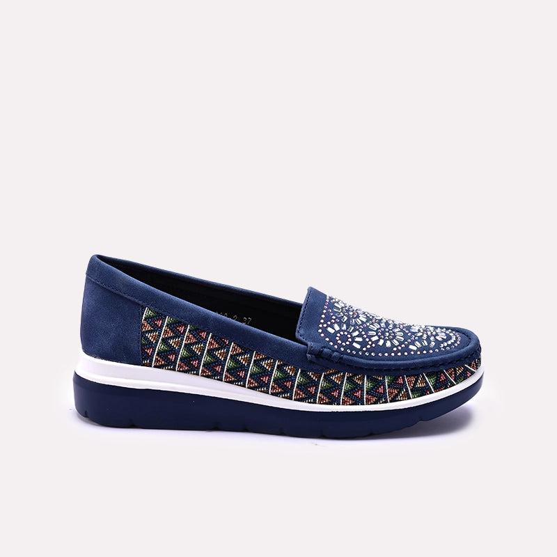 Moccasin Shoes Blue 0440926