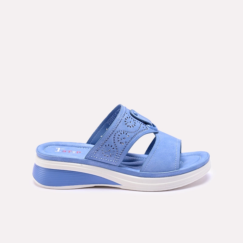 Blue Comfy Casual Slippers 0412260