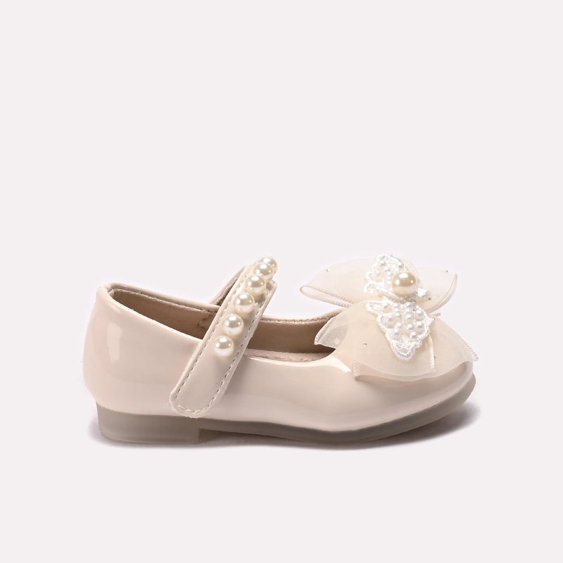 Girl Fancy Pumps Fawn 0710737