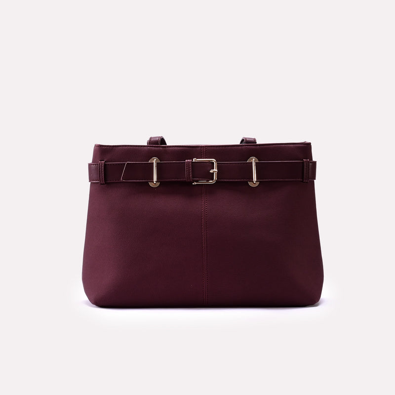 Casual Shoulder Bag Maroon 0331742