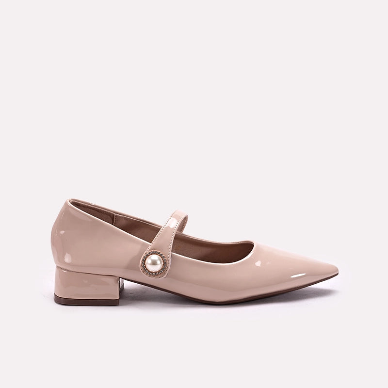 Fancy Court Shoes Fawn 0450155