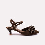 Fancy Court Shoes Brown 0450073