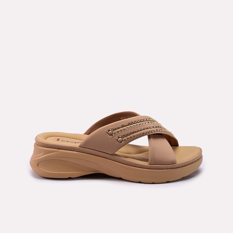 Casual Slipper Fawn 0413439
