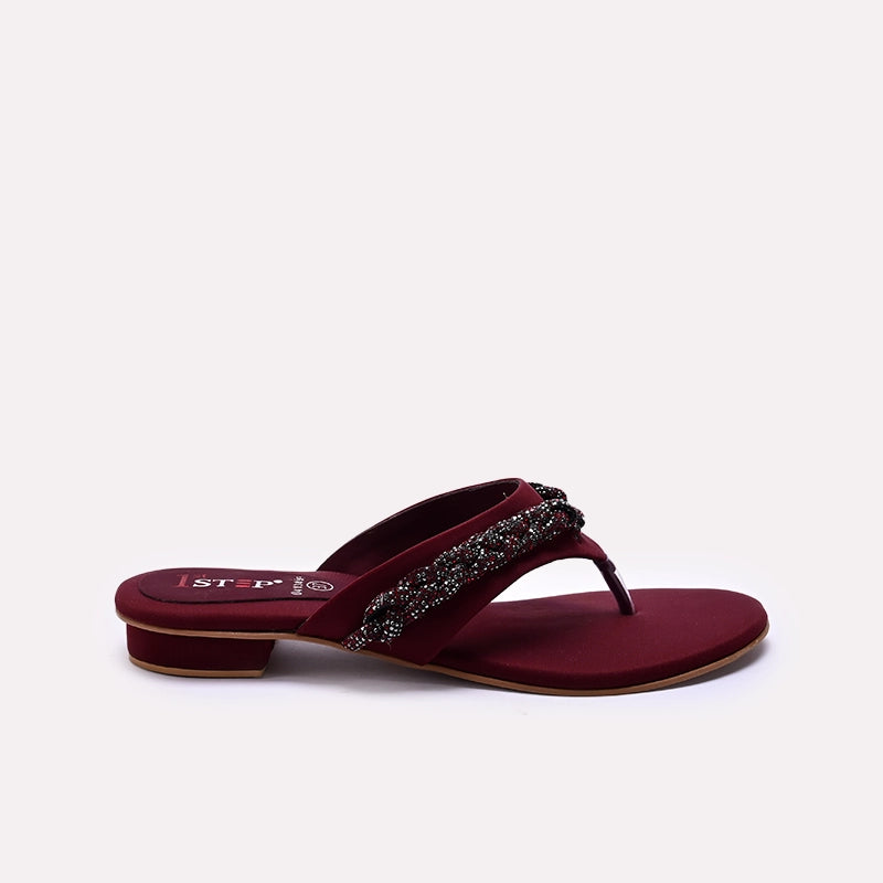 Fancy Slipper Maroon 0413498