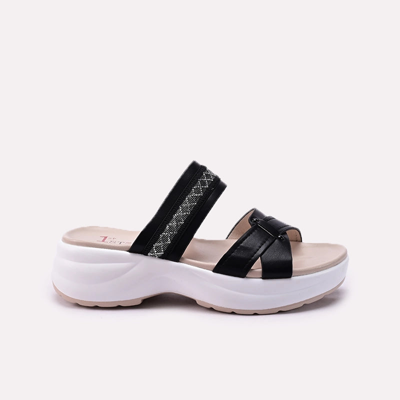 Black Casual Slipper 0413371