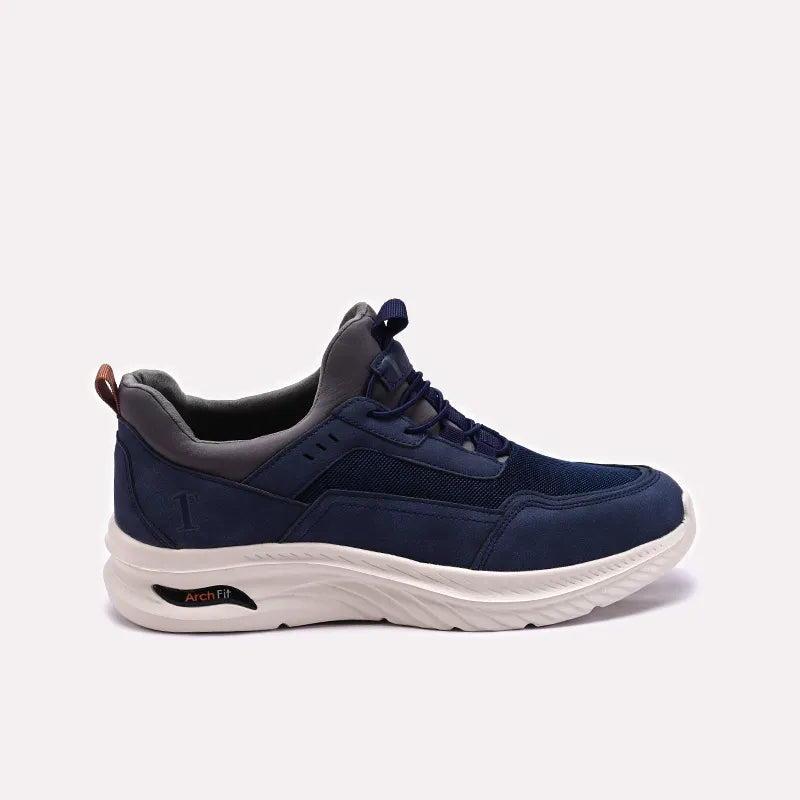 Blue Casual Sneakers Mens 0120604