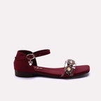 Fancy Sandal Maroon 0421688