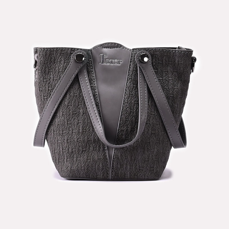 Casual Hand Bag Gray 0322298
