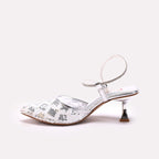 Bridal Court Shoes Silver 0450044