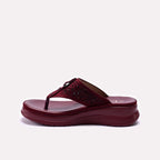 Casual Slipper Maroon 0414033