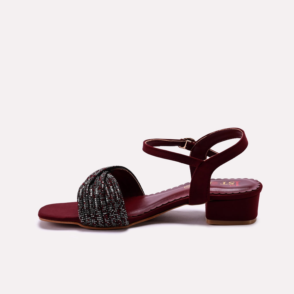 Bridal Sandal Maroon 0421821