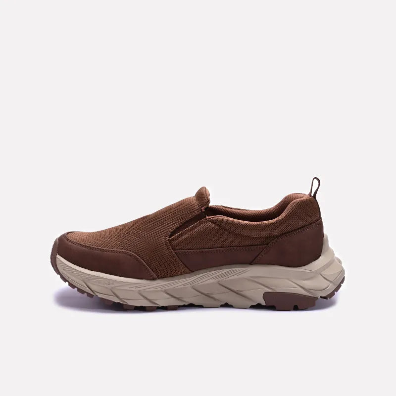 Brown Slip On Chunky Sneakers 0120564