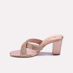 Peach Bridal Heel Slippers 0421334