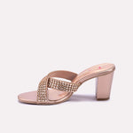 Peach Bridal Heel Slippers 0421334