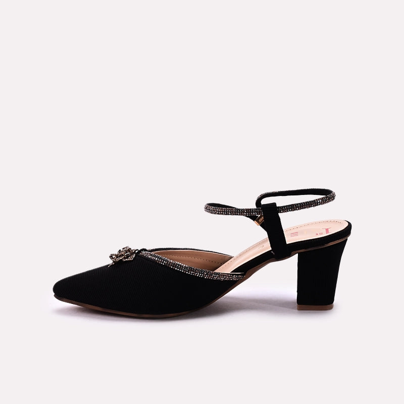Fancy Court Shoes Black 0450078