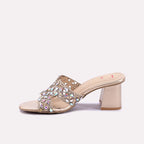 Gold Heel Slippers 0412657