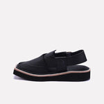 Black Peshawari Chappal for men