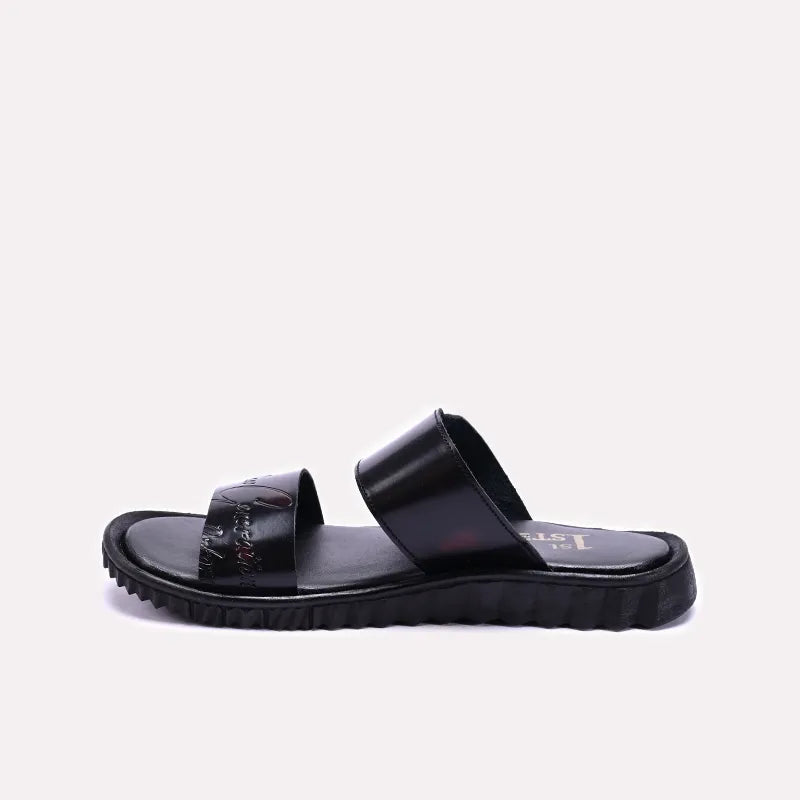 Black Casual Slides For Men 0151002
