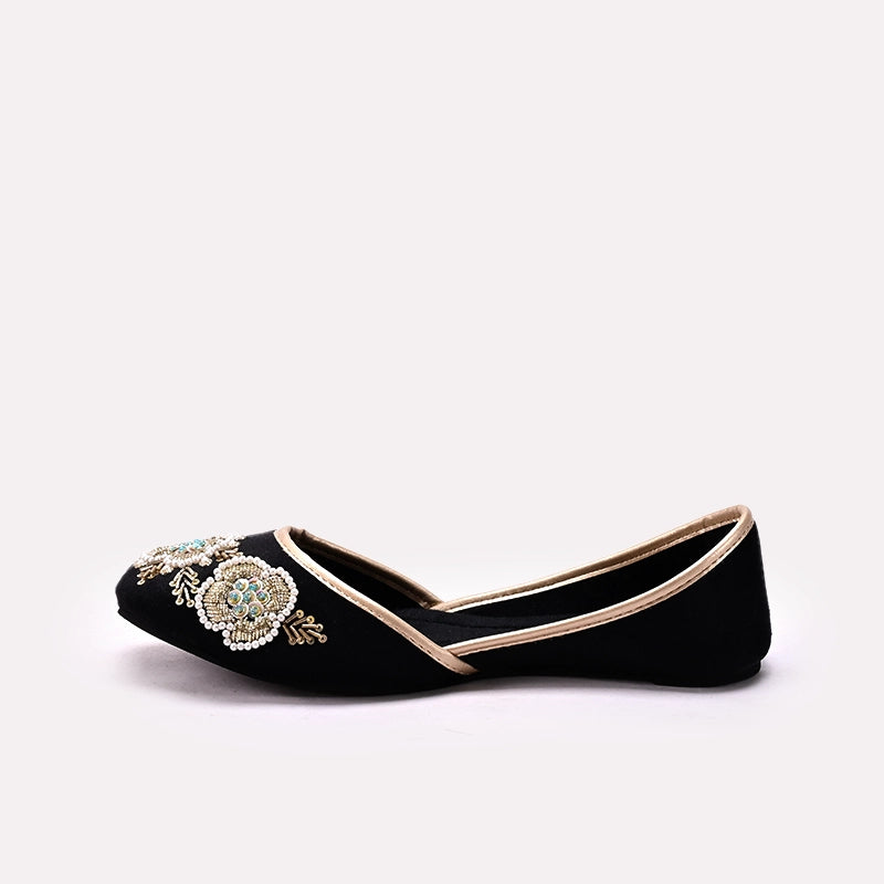 Fancy Khussa Black 0460006