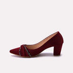Casual Court Shoes Maroon 0450133