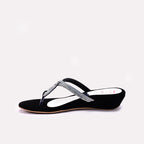 Black Womens Fancy Slippers 0413075