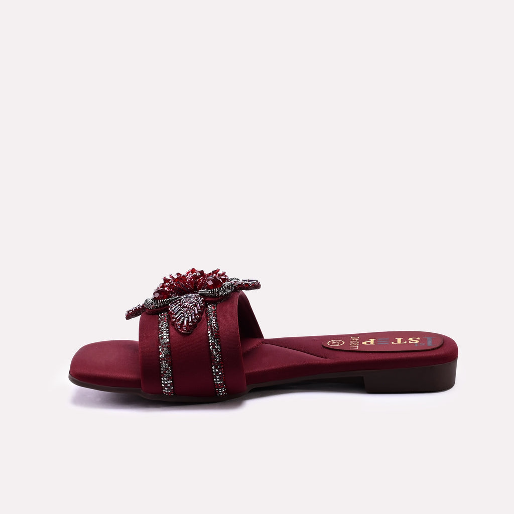 Fancy Slipper Maroon 0413677