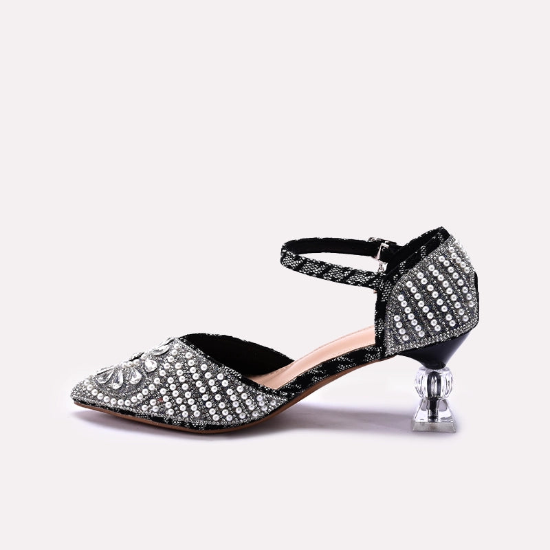 Bridal Court Shoes Black 0450175