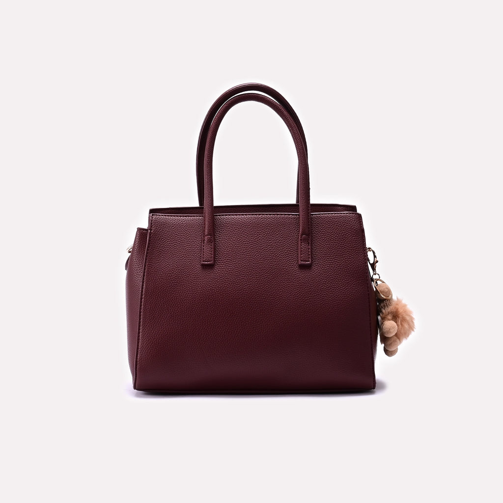 Casual Shoulder Bag Maroon 0331772