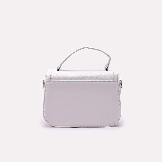 White Casual Hand Bags 0322006