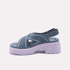 Blue Chunky Casual Sandals 0421384
