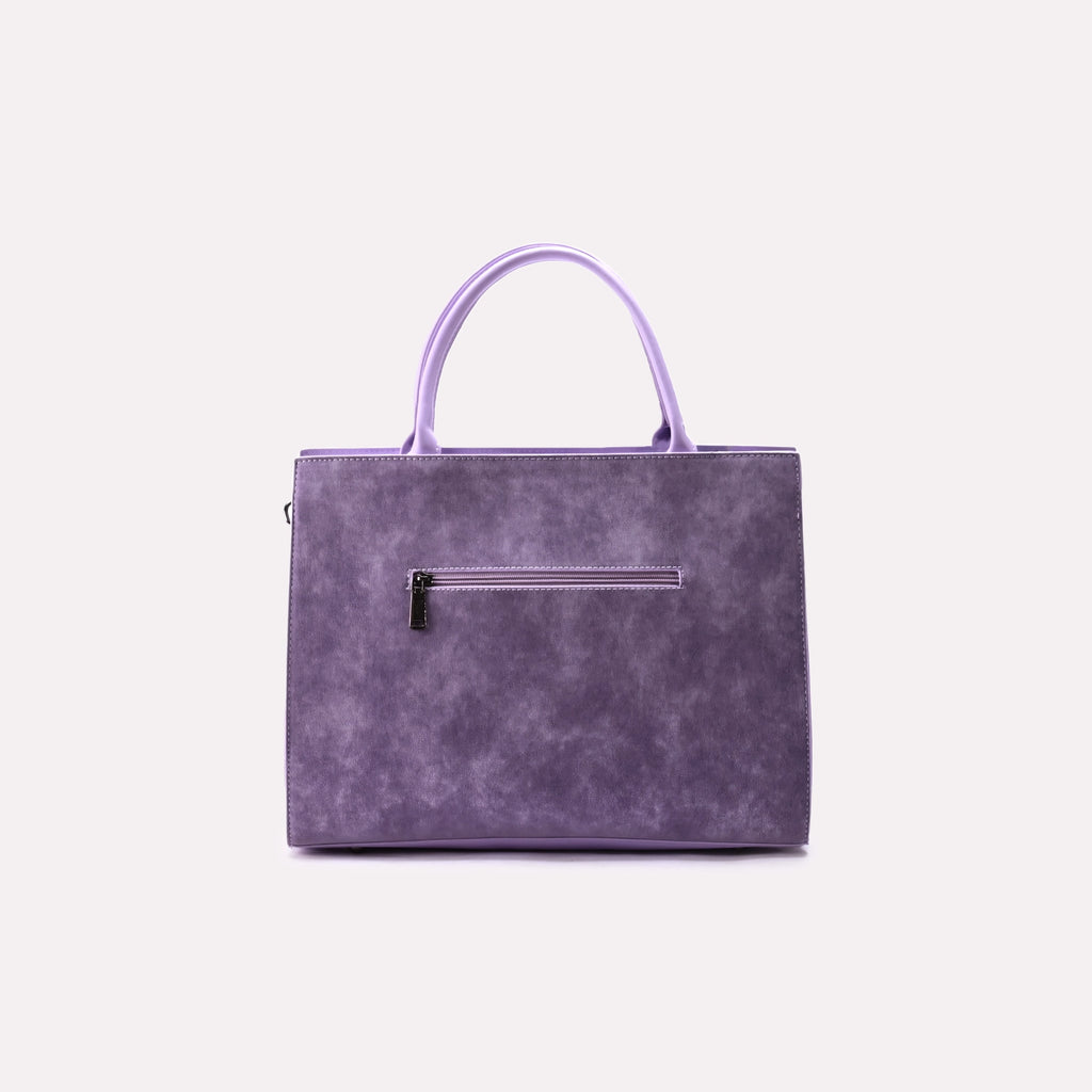 Casual Shoulder Bags Purple 0331582