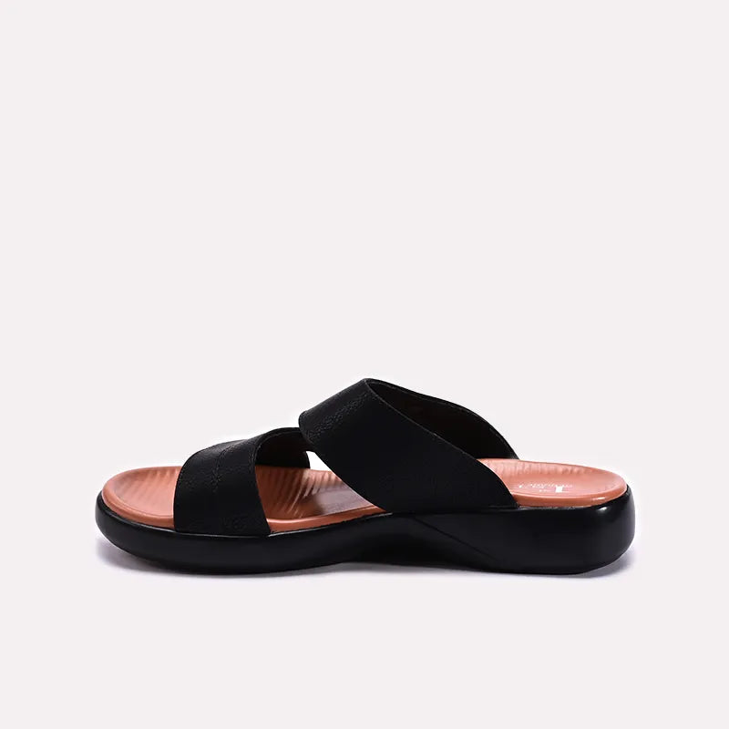 Black Mens Casual Slippers 0151160