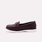 Moccasin Shoes Maroon 0440991
