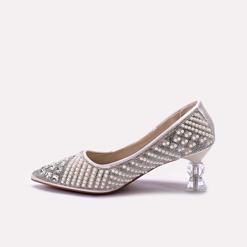 Bridal Court Shoes Fawn 0450178