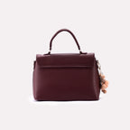 Casual Shoulder Bags Maroon 0331743