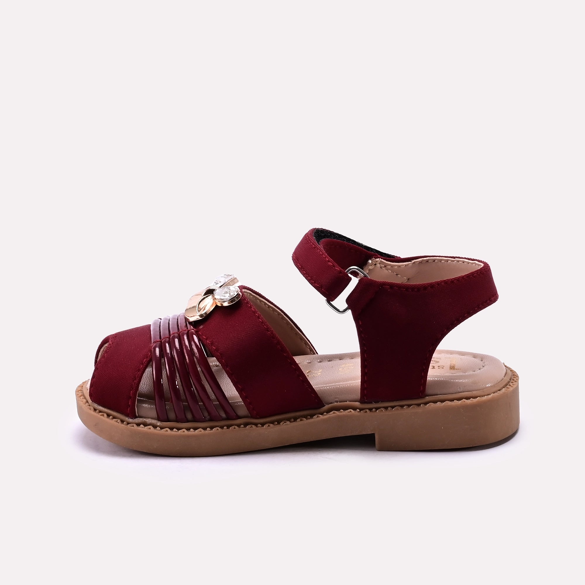 Baby Fancy Sandal Maroon 0721214