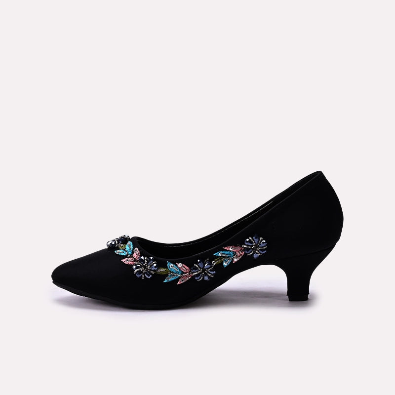 Bridal Court Shoes Black 0450057