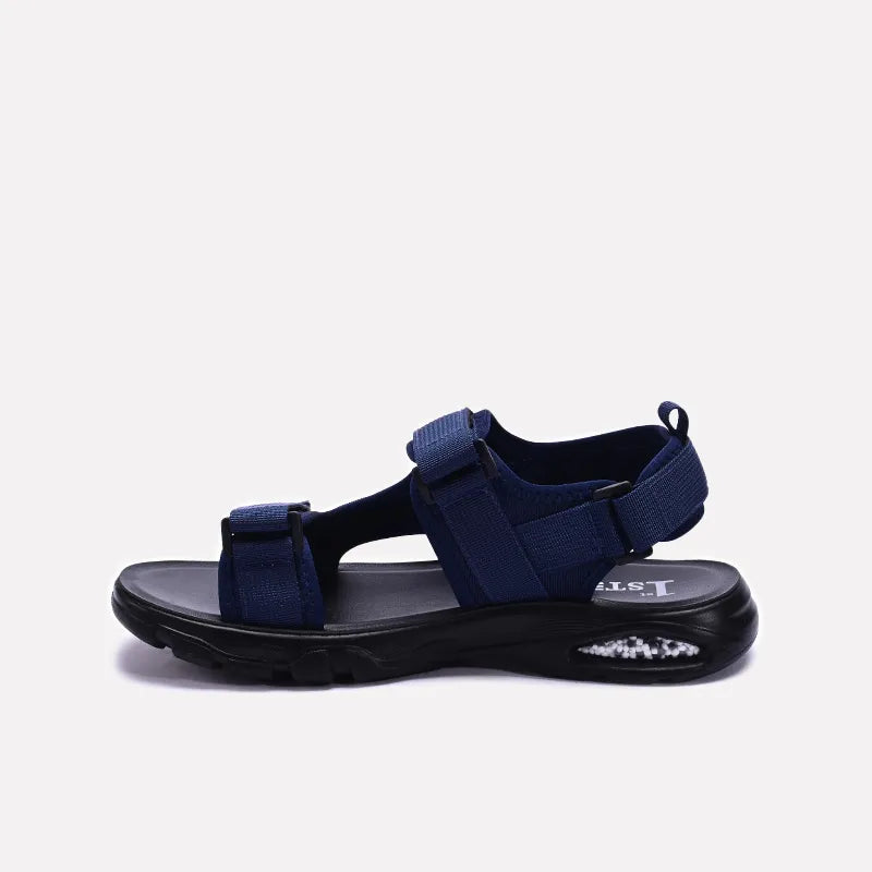 Blue Velcro Strap Sandals 0141181